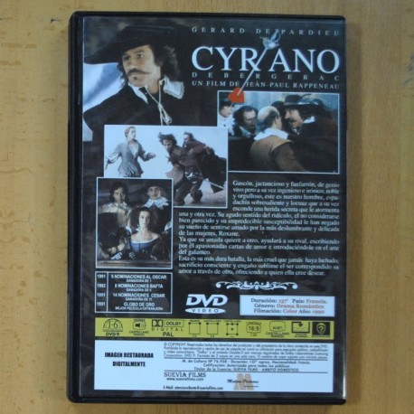 CYRANO DE BERGERAC - DVD