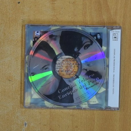 CONCHA VELASCO / ENRIQUE DEL POZO - RECUERDA - CD SINGLE
