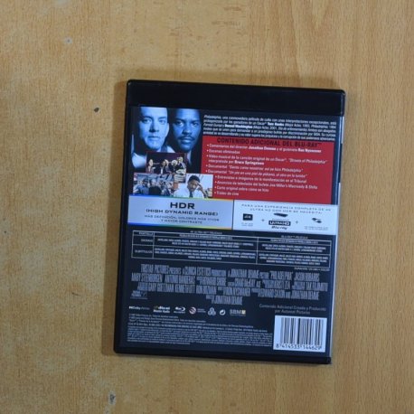 PHILADELPHIA 4K - BLURAY