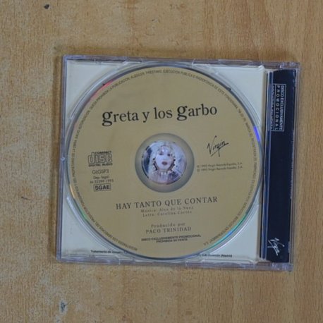 GRETA Y LOS GARBO - HAY TANTO QUE CONTAR - CD SINGLE