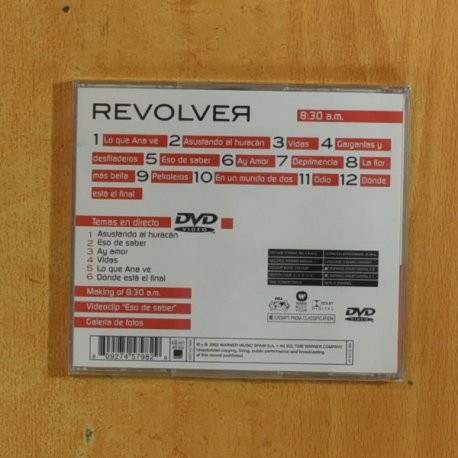 REVOLVER - 8 30 - CD