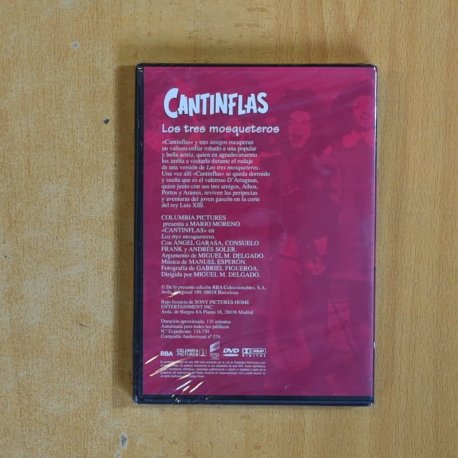 CANTINFLAS LOS TRES MOSQUETEROS - DVD