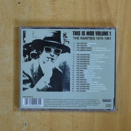 VARIOS - THIS IS MOD VOLUME 1 - CD