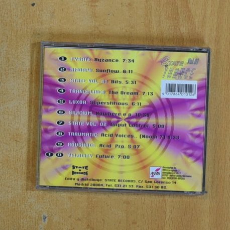 VARIOS - STATE OF TRANCE VOL 01 - CD