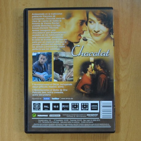 CHOCOLAT - DVD