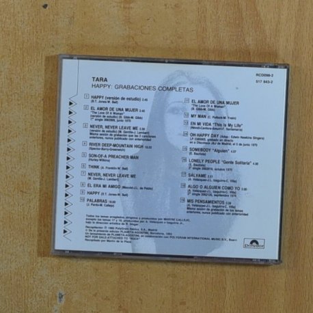 TARA - HAPPY - CD