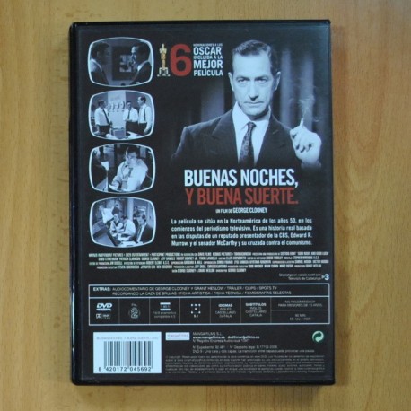 BUENAS NOCHES Y BUENA SUERTE - DVD