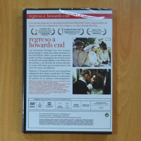 REGRESO A HOWARDS END - DVD