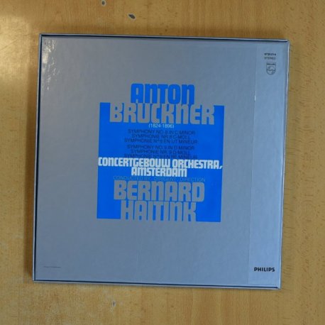 BRUCKNER - SYMPHONIES 8 & 9 - BOX 3 LP + LIBRETO