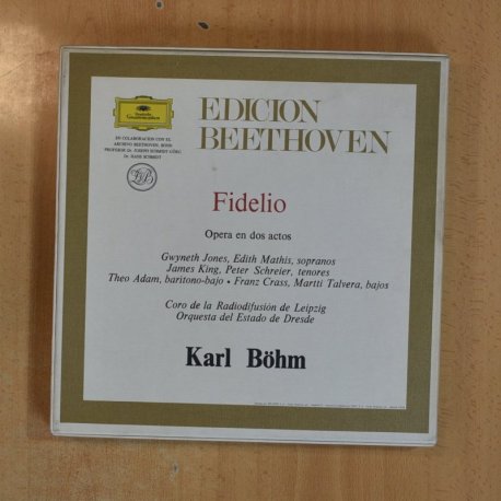 BEETHOVEN - FIDELIO - BOX 3 LP + LIBRETO