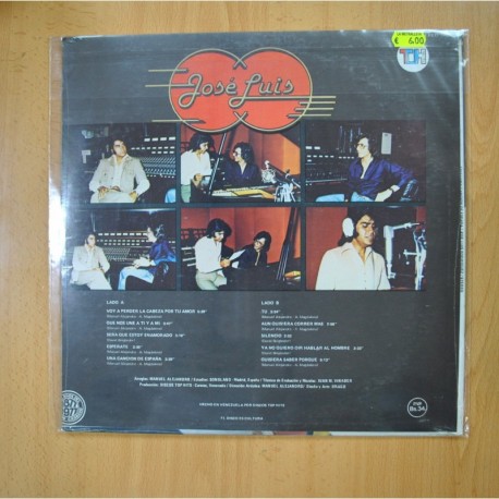 JOSE LUIS - UNA CANCION DE ESPAÑA - LP