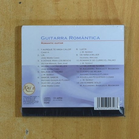 VARIOS - GUITARRA ROMANTICA - CD