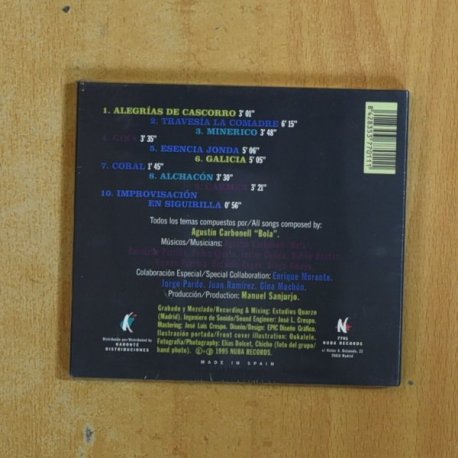 AGUSTIN CARBONELL - BOLA - CD