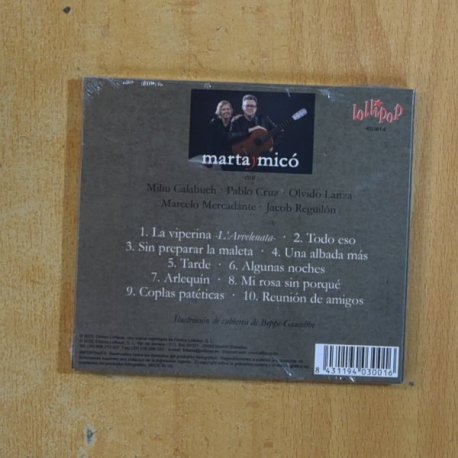 MARTA Y MICO - REUNION DE AMIGOS - CD