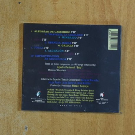 AGUSTIN CARBONELL - BOLA - CD