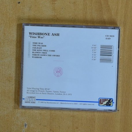 WISHBONE ASH - TIME WAS - CD