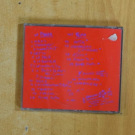 PROLINO PAPERINO BAND - PISLAS - CD