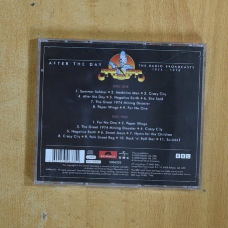 BARCLAY JAMES HARVEST - AFTER THE DAY - CD