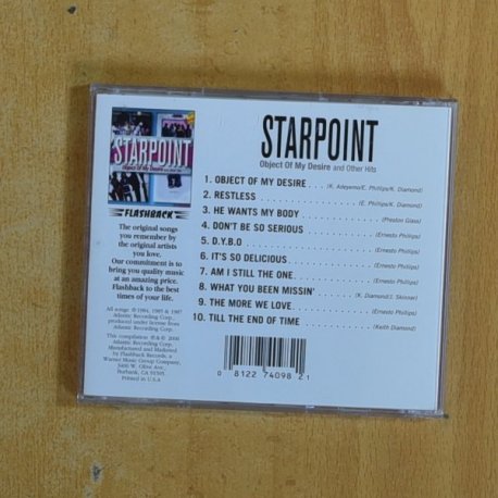 STARPOINT - OBJECT OF MY DESIRE - CD
