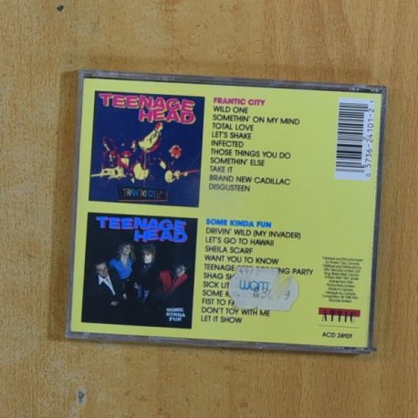 TEENAGE HEAD - FRANTIC CITY / SOME KINDA FUN - CD