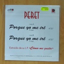 PERET - PORQUE YO ME IRE - SINGLE