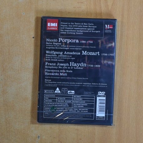 PORPORA MOZART HAYDN - DVD