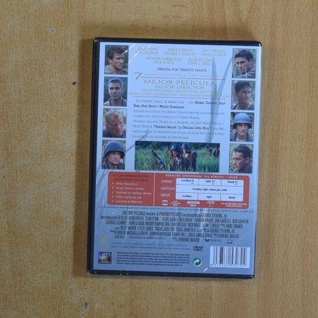 LA DELGADA LINEA ROJA - DVD