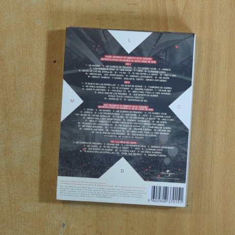 MANUEL CARRASCO LA CRUZ DEL MAPA - DVD