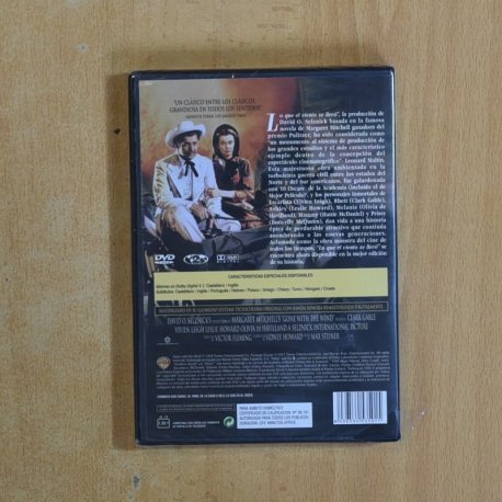 LO QUE EL VIENTO SE LLEVO - DVD