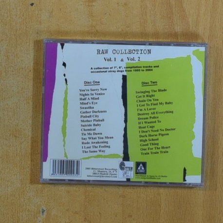 THE BELLRAYS - RAW COLLECTION VOL 1 & VOL 2 - CD