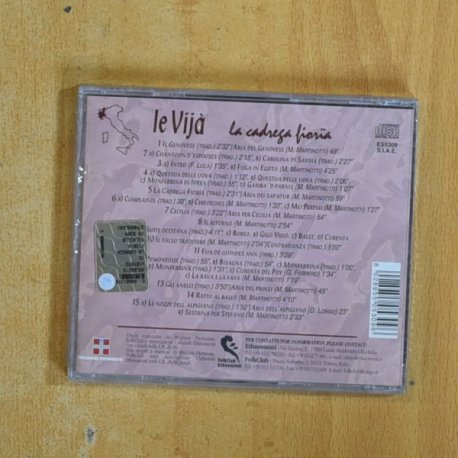 LE VIJA - LA CADREGA FIORIA - CD