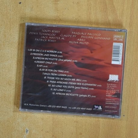 PARIS AFRICANS - AFRICAN BICYCLETE - CD