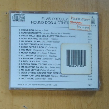 ELVIS PRESLEY - HOUND DOG & OTHER HITS - CD