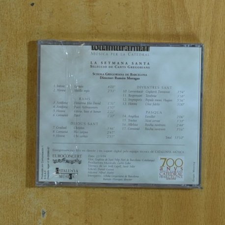 VARIOS - GREGORIANO - CD