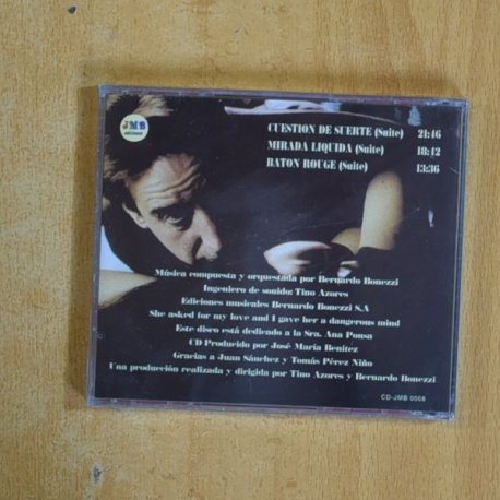 BERNARDO BONEZZI - CUESTION DE SUERTE / MIRADA LIQUIDA / BATON ROUGE - CD