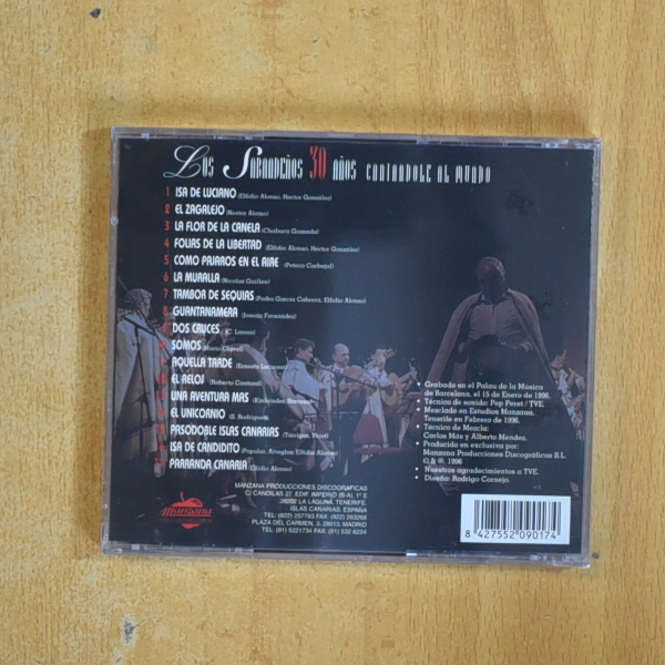 LOS SABANDEÑOS - 30 AÑOS CANTANDOLE AL MUNDO - CD