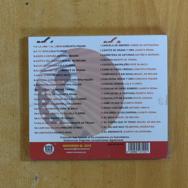 VARIOS - HISTORIA DE LA COPLA DE LA A A LA Z - CD