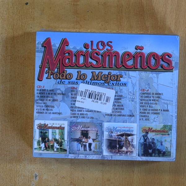 LOS MARISMEï¿½OS - TODO LO MEJOR DE SUS ULTIMOS EXITOS - CD