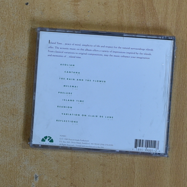 CHRISTOPHER PEACOCK - ISLAND TIME - CD