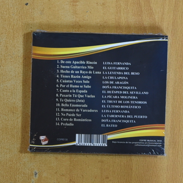 PLACIDO DOMINGO - GRANDES ROMANZAS DE ZARZUELA - CD