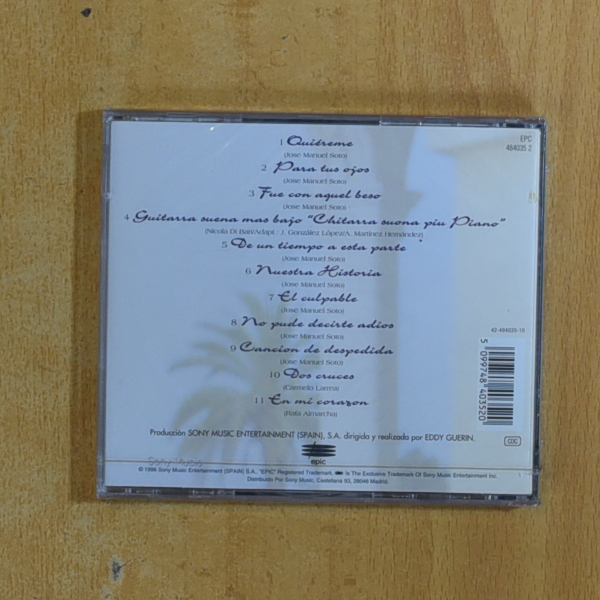 JOSE MANUEL SOTO - QUIEREME - CD