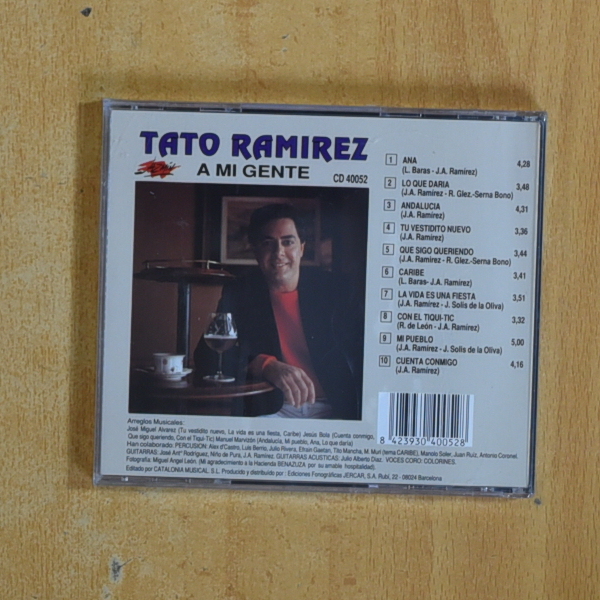 TATO RAMIREZ - A MI GENTE - CD