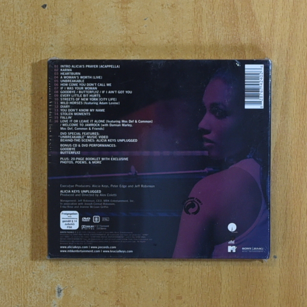 ALICIA KEYS - UNPLUGGED - CD