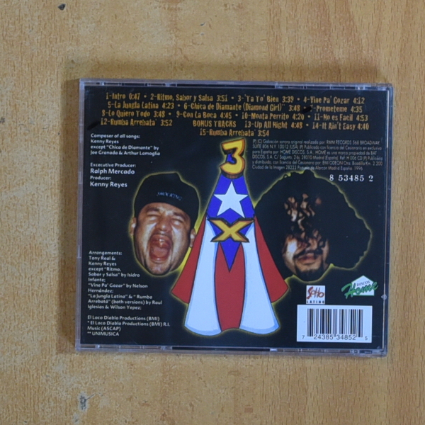 TRES EQUIS - LA JUNGLA LATINA - CD