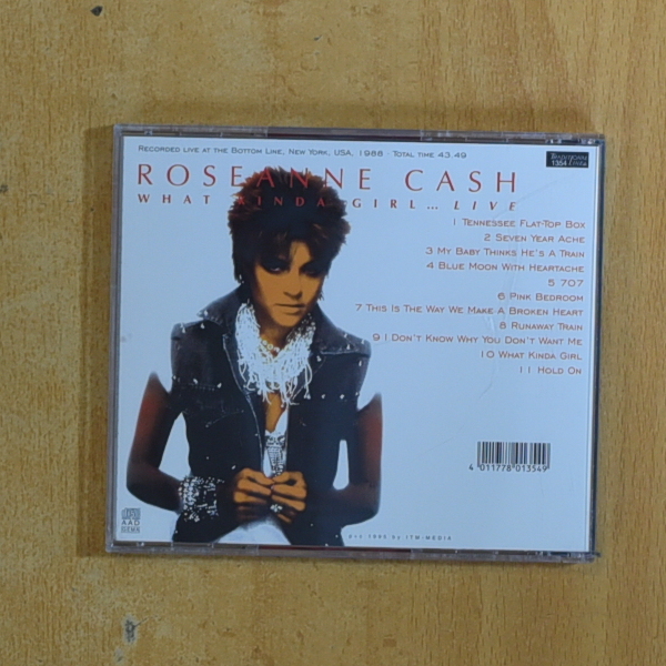 ROSEANE CASH - WHAT KINDA GIRL LIVE - CD
