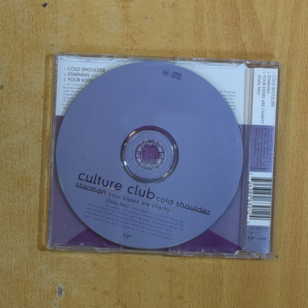 CULTURE CLUB - COLD SHOULDER / STARMAN - CD SINGLE