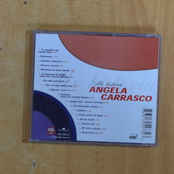 ANGELA CARRASCO - MI HISTORIA - CD