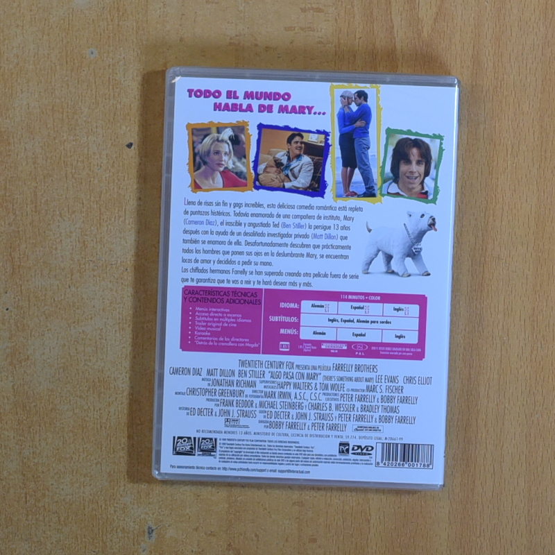 ALGO PASA CON MARY - DVD