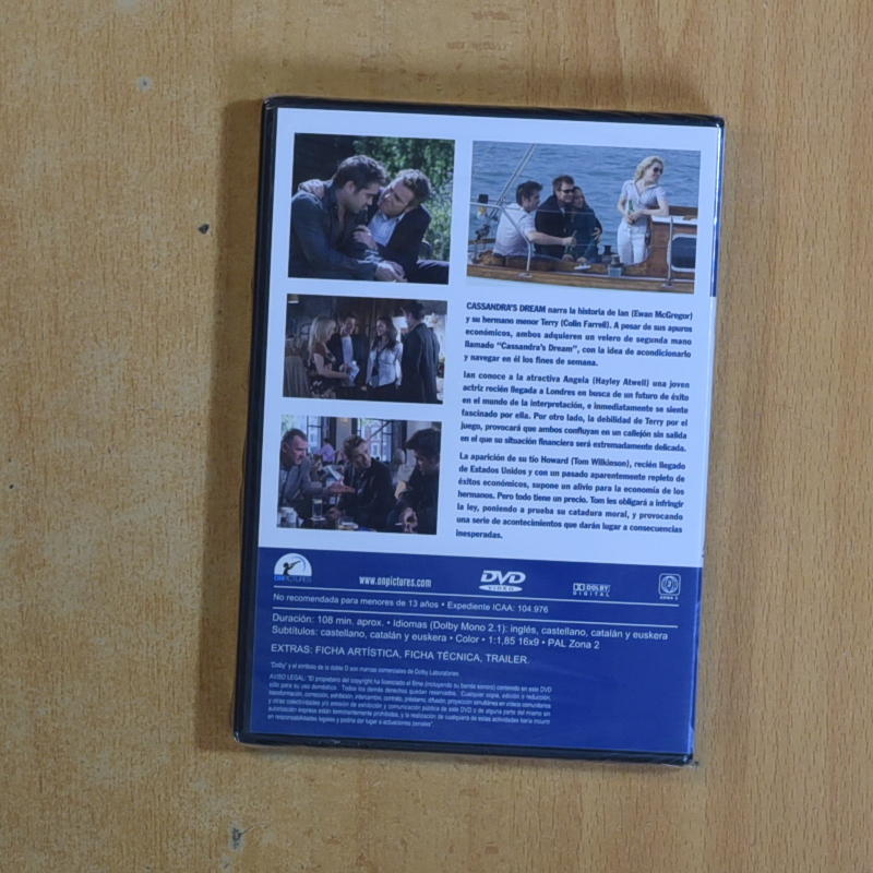 CASSANDRAS DREAM - DVD