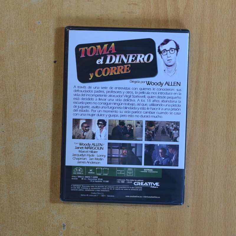 TOMA EL DINERO Y CORRE - DVD